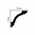 listwa sufitowa F-201 profil