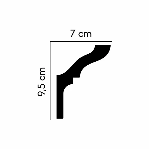listwa sufitowa F-203 profil