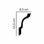 listwa sufitowa F-222 profil