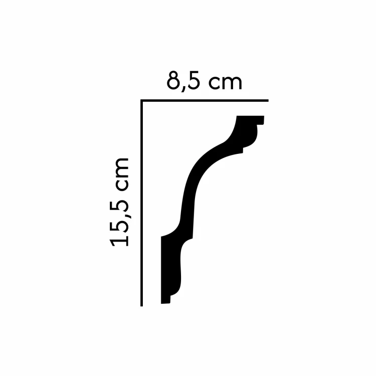 listwa sufitowa F-222 profil