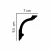 listwa sufitowa F-223 profil