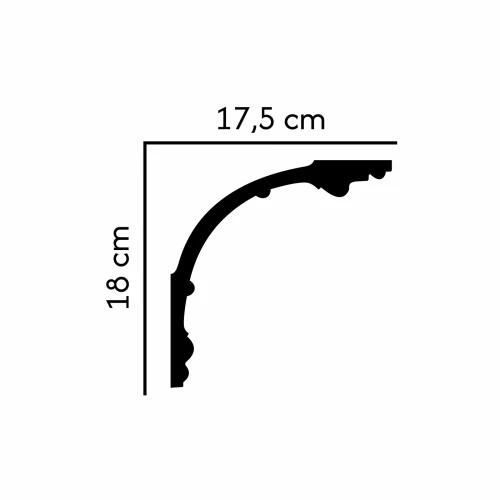 listwa sufitowa F-229 profil