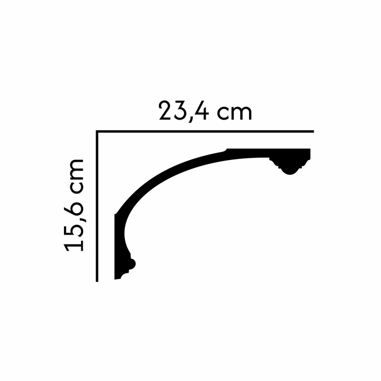listwa sufitowa F-230 profil