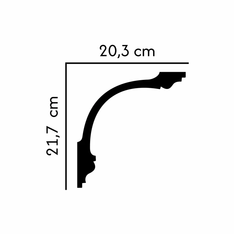 listwa sufitowa F-231 profil