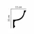listwa sufitowa F-242 profil