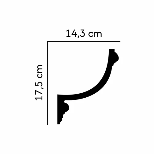 listwa sufitowa F-243 profil