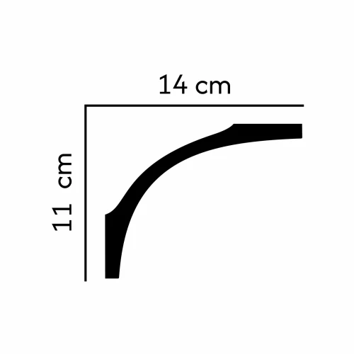 listwa sufitowa F-254 profil