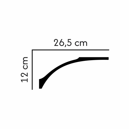 listwa sufitowa F-256 profil