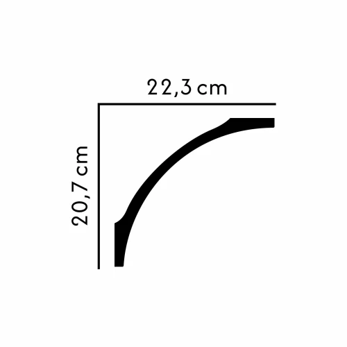 listwa sufitowa F-257 profil
