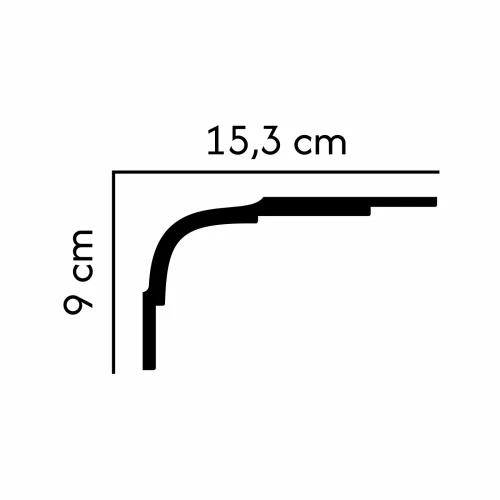 listwa sufitowa F-277 profil