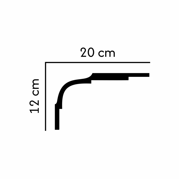 listwa sufitowa F-278 profil