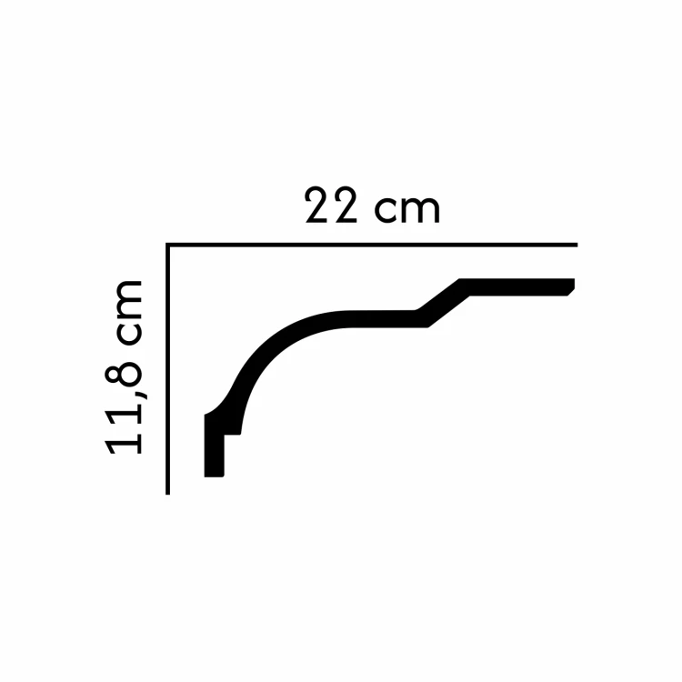 listwa sufitowa F-280 profil