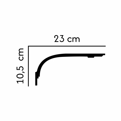 listwa sufitowa F-281 profil