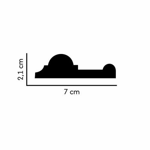 listwa ścienna L-220 profil
