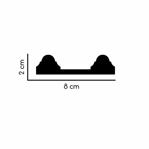 listwa ścienna L-252 profil