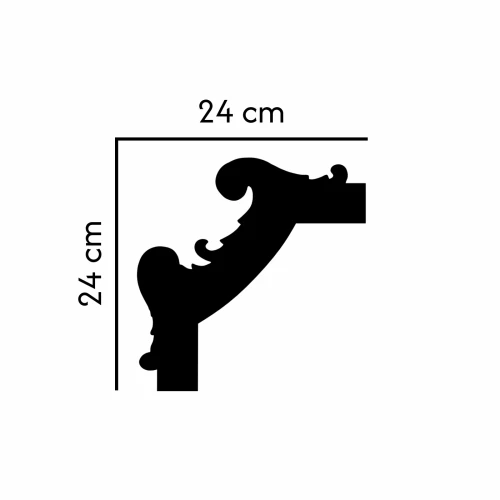 narożnik do sztukaterii N-301 profil