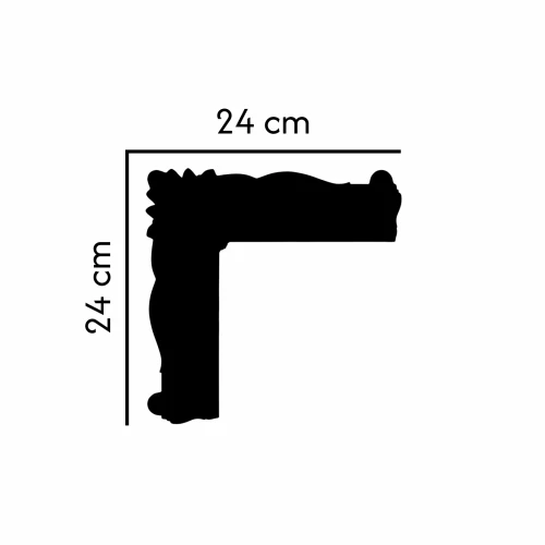 Narożnik do listwy ściennej N-303 profil