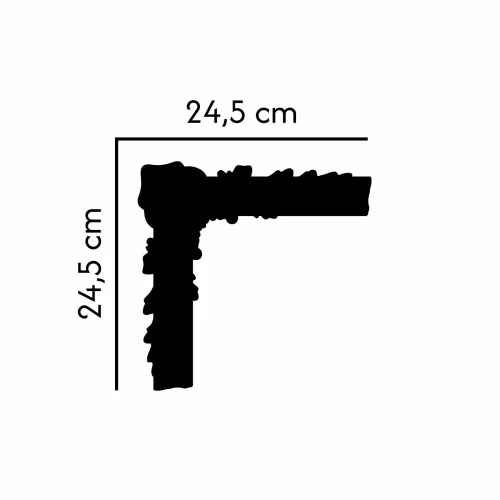Narożnik do listwy ściennej N-304 profil