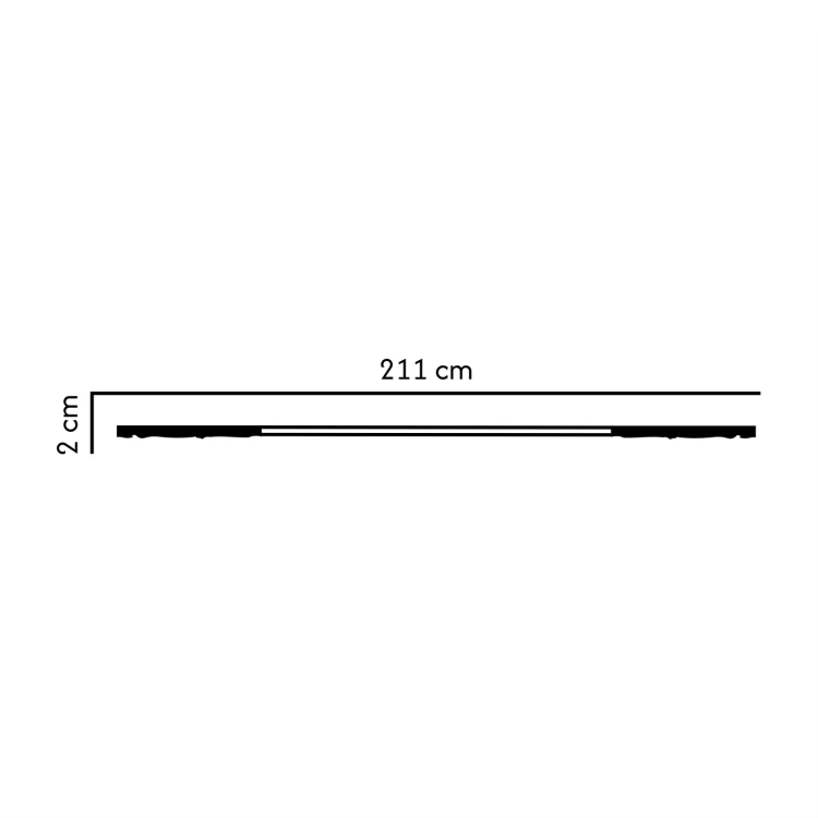 rozeta sufitowa gipsowa R-337 profil