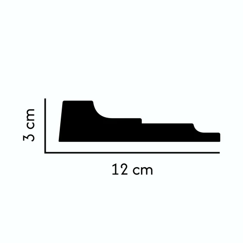 Listwa elewacyjna EL-124 profil