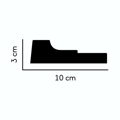 Listwa elewacyjna EL-126 profil