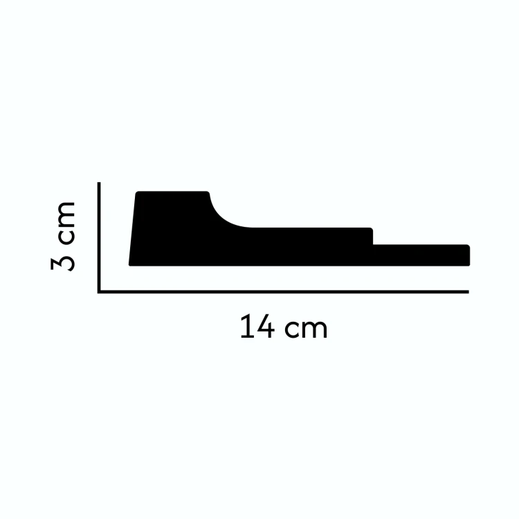 Listwa elewacyjna EL-127 profil