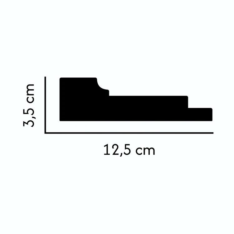 Listwa elewacyjna EL-128 profil