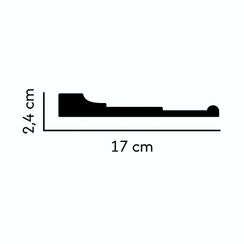 Listwa elewacyjna EL-135 profil