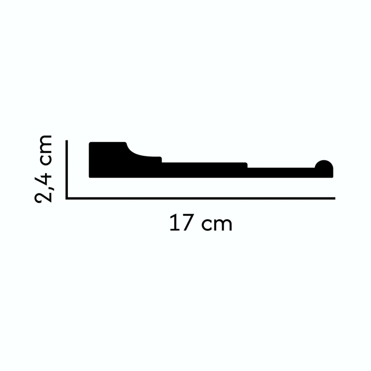 Listwa elewacyjna EL-135 profil