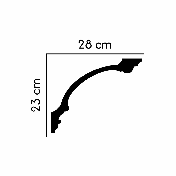 faseta gipsowa F-332 profil