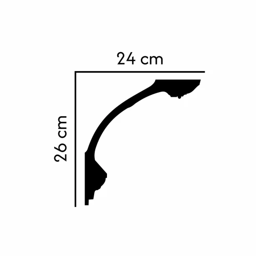 faseta gipsowa F-338 profil