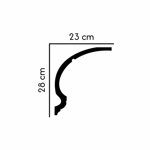 faseta gipsowa F-337 profil