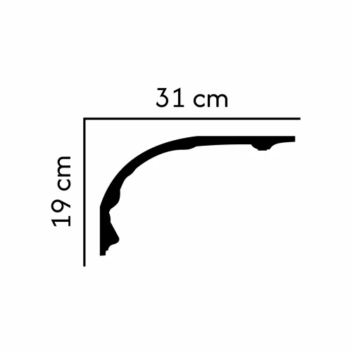faseta gipsowa F-334 profil