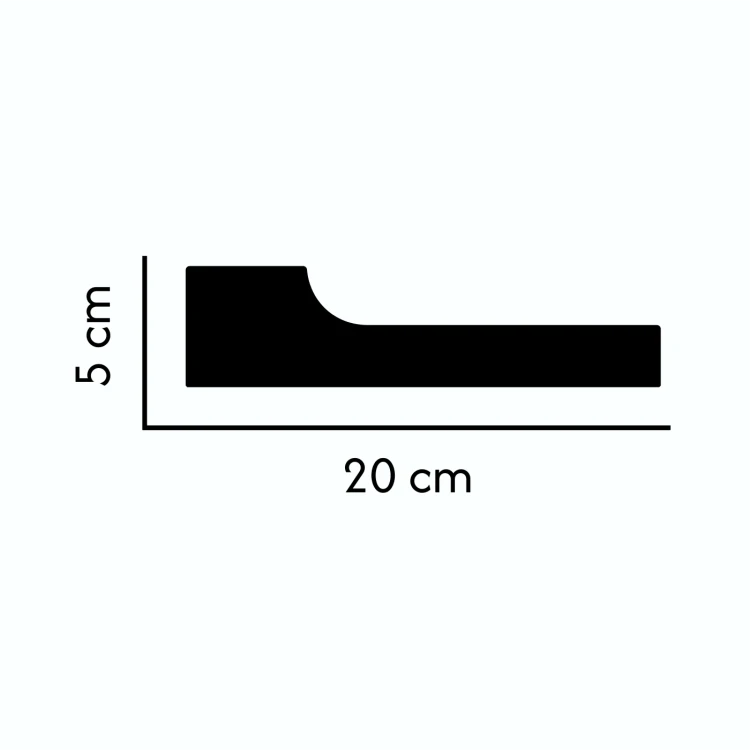 listwa elewacyjna EL-205 aranżacja