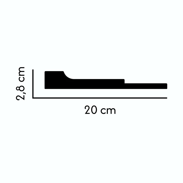listwa elewacyjna EL-256 profil
