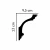 listwa sufitowa F-224 profil